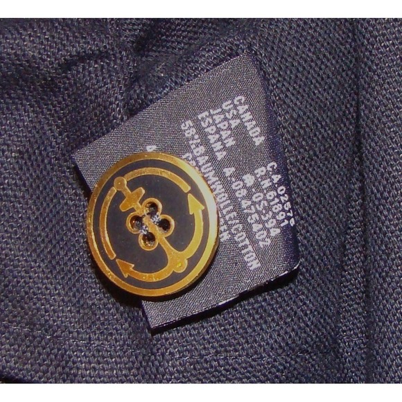 ESCADA SPORT WOMENS NAVY DOUBLE BREASTED GOLD BUTTON PEA COAT JACKET LARGE  D151 - Picture 5 of 10